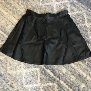 American Eagle faux leather mini skirt